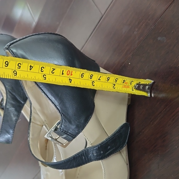 Nine west mary Jane 2 tone wedge shoe - Picture 8 of 8